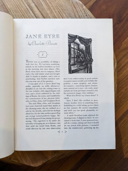 1943 Jane Eyre by Charlotte Bronte - First page - Random House Publishers