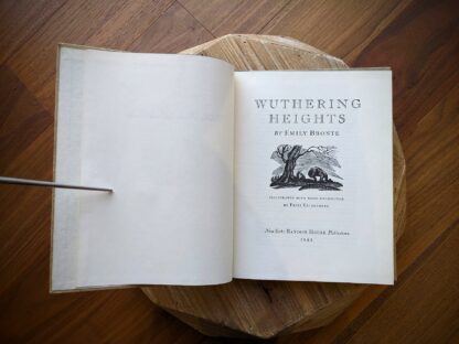 1943 Wuthering Heights by Emily Bronte - Title Page - Random House Publishers
