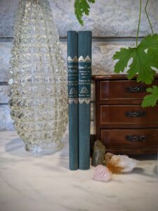 1943 book set - Wuthering Heights and Jane Eyre by Bronte sisters - Random House, New York