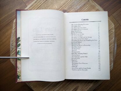 1945 Grimms' Fairy Tales by The brothers Grimm - Grosset and Dunlap Publishers - Contents page and Copyright page