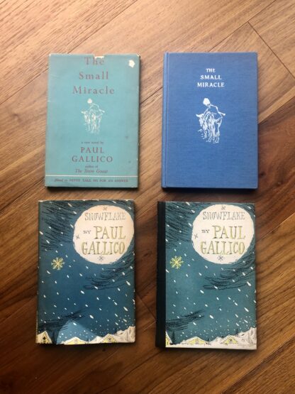 1951 The Small Miracle & 1952 Snowflake by Paul Gallico - First Editions with dustjackets