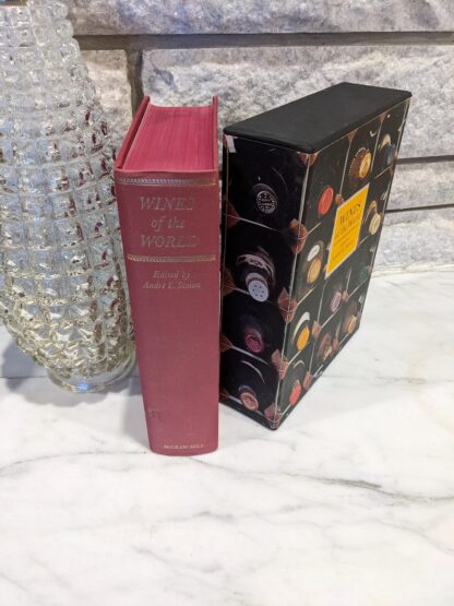 1967 Wines of the World edited by Andre L. Simon - McGraw-Hill Book Company - binding view