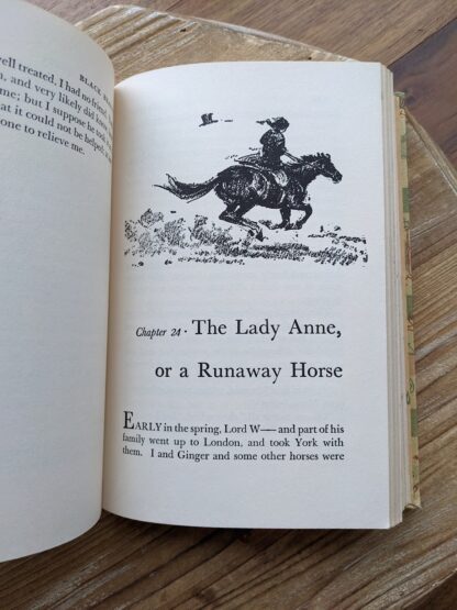 Chapter 24 - The Lady Anne, or a Runaway Horse- 1946 Black Beauty by Anna Sewell - The World Publishing Company - Illustrations by Wesley Dennis
