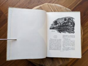 First page inside a 1943 copy of Wuthering Heights by Emily Bronte - Random House Publishers