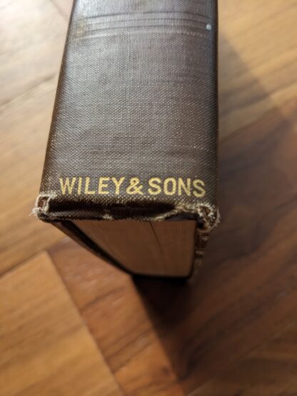 Foot edge of binding - 1903 A Treatise on Masonry Construction by Ira O. Baker - New York, J. Wiley & Sons - Ninth Edition