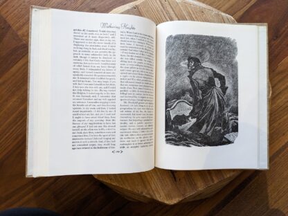 Wood Engraved illustration by Fritz Eichenberg inside a 1943 copy of Wuthering Heights by Emily Bronte - Random House Publishers