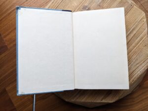 front pastedown and endpaper - 1964 REPORT OF THE WARREN COMMISSION - The Assassination of President Kennedy published by Bantam Books Inc. - The New York Times Company