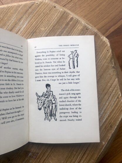 inside pages - 1951 The Small Miracle by Paul Gallico - First Edition with dustjacket