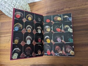 pastedown and endpaper - 1967 Wines of the World edited by Andre L. Simon - McGraw-Hill Book Company