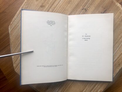 publication and dedication page - 1951 The Small Miracle by Paul Gallico - First Edition