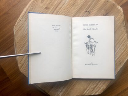 title page - 1951 The Small Miracle by Paul Gallico - First Edition with dustjacket