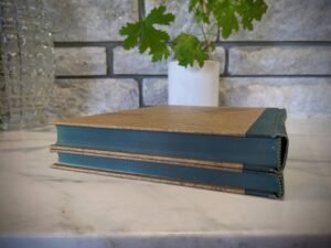 top edge of textblock - 1943 book set - Wuthering Heights and Jane Eyre by Bronte sisters - Random House Publishers, New York