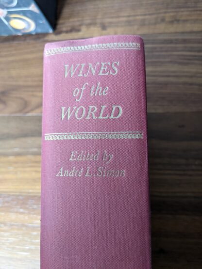 upper binding - 1967 Wines of the World edited by Andre L. Simon - McGraw-Hill Book Company