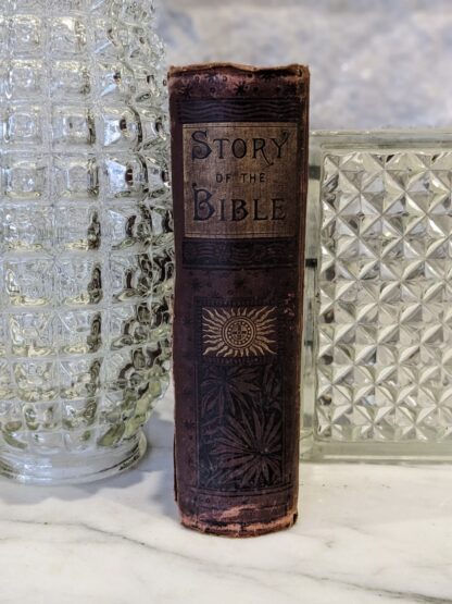 1887 The Story of the Bible by Charles Foster - binding view - Royal Publishing Company