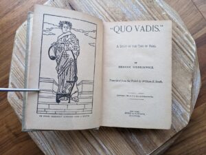 1898 Quo Vadis by Henryk Sienkiewicz - published by Hurst & Company - Title Page