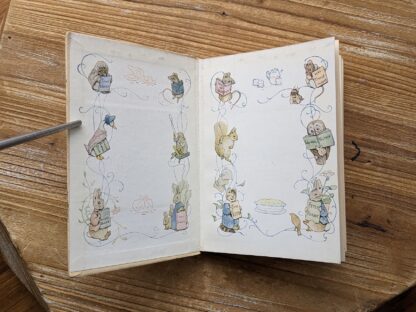 1925 The Tale of The Pie and The Patty Pan by Beatrix Potter - front endpaper