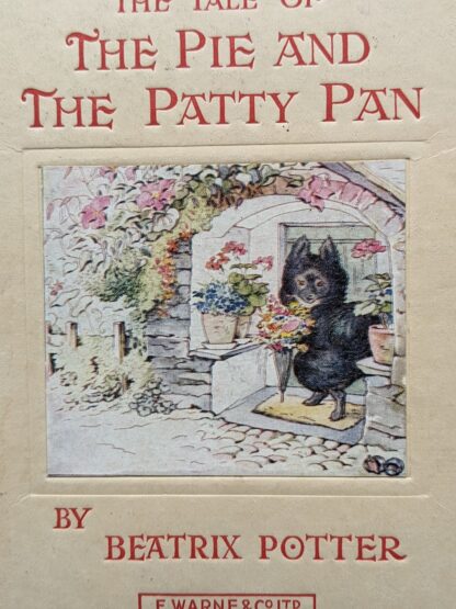 1925 The Tale of The Pie and The Patty Pan by Beatrix Potter - front panel up close