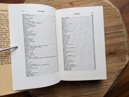 Contents page 2 and 3 of 8 -Culpeper's Complete Herbal circa 1970's - undated