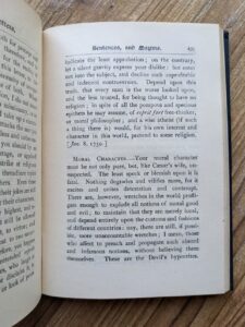 Letters, Sentences and Maxims by Philip Earl of Chesterfield - published by Henry Altemus - pages inside - undated - moral character