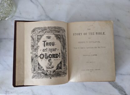 Title Page - 1887 The Story of the Bible by Charles Foster - Royal Publishing Company