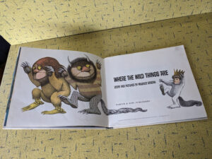 Title page - 1963 Where the Wild Things Are by Maurice Sendak - Harper & Row Publishers - First Edition - Pre LOC number