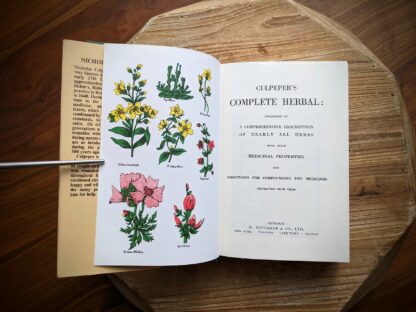 Title page - Culpeper's Complete Herbal circa 1970's - undated