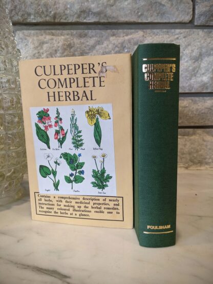 binding view - Culpeper's Complete Herbal circa 1970's - undated