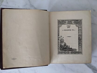 blank ownership page - 1887 The Story of the Bible by Charles Foster