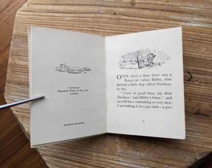 copyright page - 1925 The Tale of The Pie and The Patty Pan by Beatrix Potter