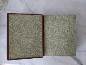 front pastedown and endpaper - 1887 The Story of the Bible by Charles Foster - Royal Publishing company