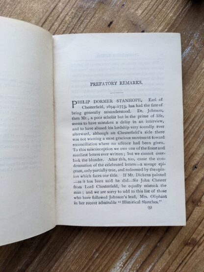 prefatory remarks - Letters, Sentences and Maxims by Philip Earl of Chesterfield - published by Henry Altemus - undated