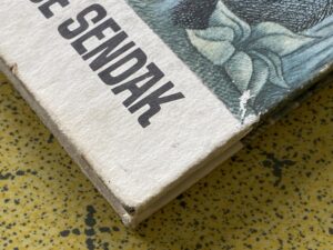some bumping to the bottom edge of front panel -1963 Where the Wild Things Are by Maurice Sendak - Harper & Row Publishers - First Edition - Pre Library of Congress number