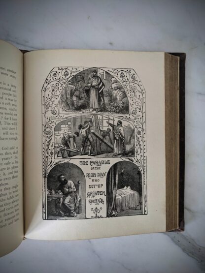 the parable of the rich man who set up greater barns - 1887 The Story of the Bible by Charles Foster - The Royal Publishing Company