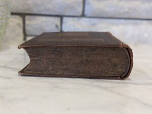 top edge of textblock - 1887 The Story of the Bible by Charles Foster