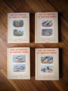 1949 The Handbook of British Birds - sixth impression - Volume 1 to 4