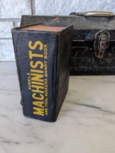 1956 Audels Machinists And Tool Makers Handy Book By Frank D Graham - Binding View