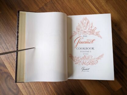 1965 The Gourmet Cook Book Volumes 1 & 2 Revised Ed First Printing - title page
