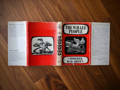 Dustjacket unfolded - 1962 The Whale People by Roderick Haig-Brown - First Edition