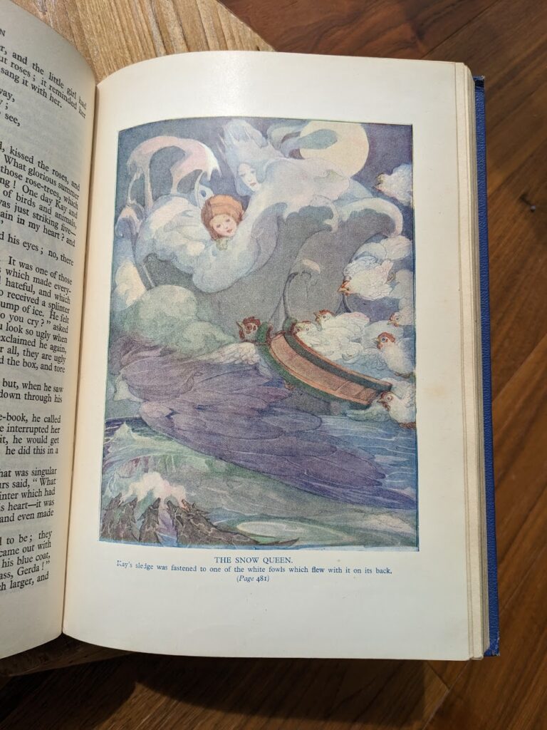 The Snow Queen - illustration by Anne Anderson - 1943 The Golden Wonder Book