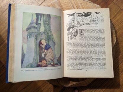 The seven crows - illustration by Anne Anderson - 1943 The Golden Wonder Book