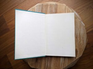front pastedown and endpaper -1962 The Whale People by Roderick Haig-Brown - First Edition