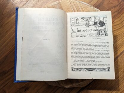 introduction - 1934 The Golden Wonder Book edited by Crossland and Parrish - Collins' Clear-Type Press