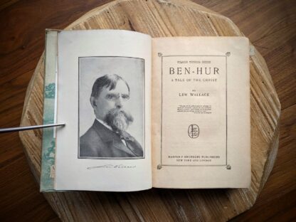 1908 Ben-Hur by Lew Wallace - Wallace Memorial Edition - Title Page