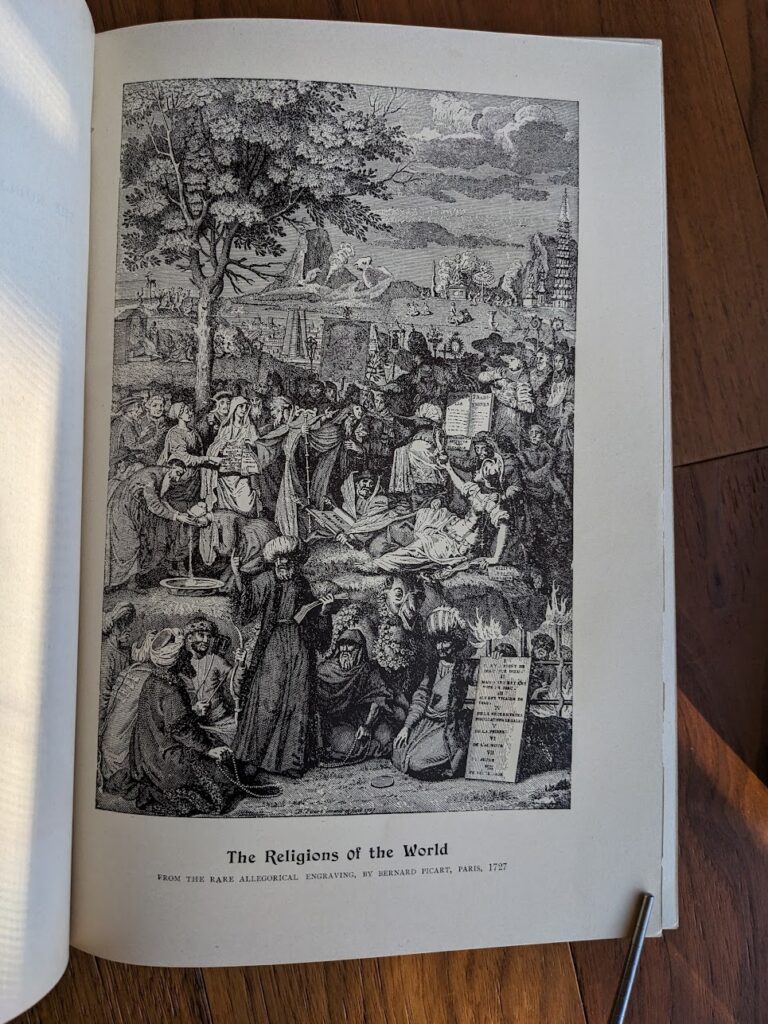 Illustration - Religions of the World - A Library of Freemasonry Illustrated Five Volume Set - Published in 1911 by The John C. Yorston Publishing Co.