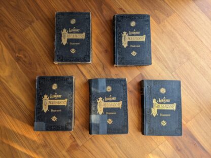 The 20th Century Edition De Luxe A Library of Freemasonry 5 Volume Set - Published in 1911 by The John C. Yorston Publishing Co.  - First Edition