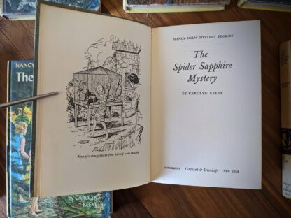 Title Page - The Spider Sapphire Mystery - Nancy Drew 1968