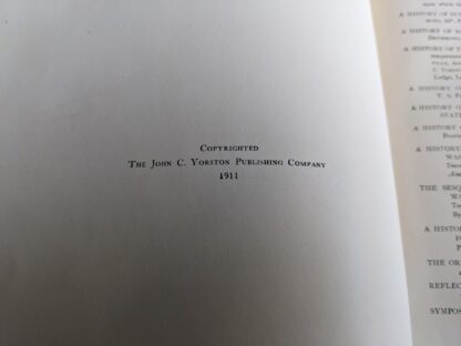 copyright up close - A Library of Freemasonry Illustrated Five Volume Set - Published in 1911 by The John C. Yorston Publishing Co.