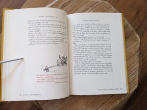musical Pooh pillows - 1971 The Pooh Party Book by A.A Milne & Virginia H. Ellison