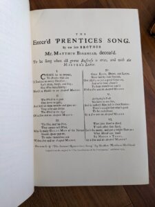 prentices song - A Library of Freemasonry Illustrated Five Volume Set - Published in 1911 by The John C. Yorston Publishing Co.