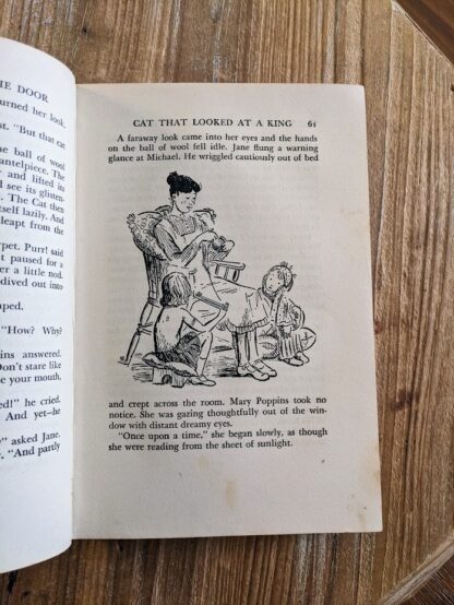 illustration inside - 1943 Mary Poppins Opens the Door by P.L Travers - second edition